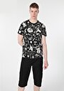 thumb-Afficher les détails de T-shirt À Manches Courtes Noir Regular Fit  Homme