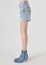 thumb-Afficher les détails de Short Bleu Mom Short Femme