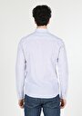 thumb-Afficher les détails de Chemise À Manches Longues Bleu Slim Fit   Homme