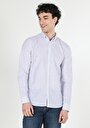 thumb-Afficher les détails de Chemise À Manches Longues Bleu Slim Fit   Homme
