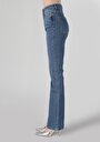 thumb-Afficher les détails de 797 Adel Pantalon Bleu   En  Flare Femme