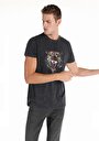 thumb-Afficher les détails de T-shirt À Manches Courtes Anthracite Regular Fit  Homme