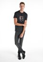 thumb-Afficher les détails de T-shirt À Manches Courtes Anthracite Regular Fit  Homme