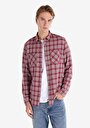 thumb-Afficher les détails de Chemise À Manches Longues Bordeaux    Homme