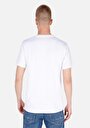 thumb-Afficher les détails de T-shirt À Manches Courtes Blanc   Homme