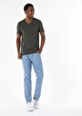 thumb-Afficher les détails de T-shirt À Manches Courtes Vert Classic Fit  Homme