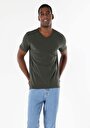 thumb-Afficher les détails de T-shirt À Manches Courtes Vert Classic Fit  Homme