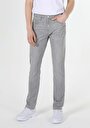 thumb-Afficher les détails de 044 Karl Pantalon Gris Straight Leg  En  Straight Fit Homme