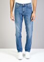 thumb-Afficher les détails de 045 David Pantalon Denim Bootcut Medium Rise En  Regular Fit Homme