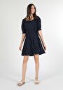 thumb-Afficher les détails de Robe Marine Regular Fit    Femme