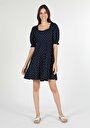 thumb-Afficher les détails de Robe Marine Regular Fit    Femme