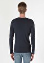thumb-Afficher les détails de T-shirt À Manches Longues Marine Slim Fit  Homme