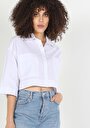 thumb-Afficher les détails de Chemise À Manches Longues Blanc Regular Fit   Femme