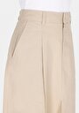 thumb-Afficher les détails de Jupe Beige Midi Droit Gabardine Mdi Femme