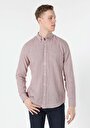 thumb-Afficher les détails de Chemise À Manches Longues Marron Regular Fit   Homme
