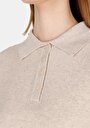 thumb-Afficher les détails de Tricot Beige Regular Fit  Femme