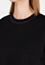 thumb-Afficher les détails de Blouse À Manches Courtes Noir Regular Fit Manches Courtes Femme