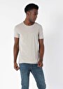 thumb-Afficher les détails de T-shirt À Manches Courtes Beige Classic Fit  Homme