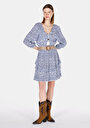 thumb-Afficher les détails de Robe Bleu Regular Fit    Femme