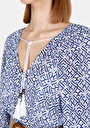 thumb-Afficher les détails de Robe Bleu Regular Fit    Femme