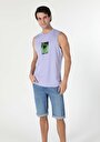 thumb-Afficher les détails de Athlète Violet Regular Fit Homme