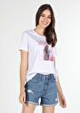 thumb-Afficher les détails de T-shirt À Manches Courtes Blanc Regular Fit  Femme