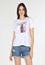 thumb-Afficher les détails de T-shirt À Manches Courtes Blanc Regular Fit  Femme