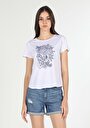 thumb-Afficher les détails de T-shirt À Manches Courtes Blanc Regular Fit  Femme