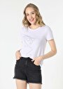 thumb-Afficher les détails de T-shirt À Manches Courtes Blanc Regular Fit  Femme