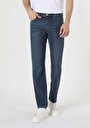 thumb-Afficher les détails de 045 David Pantalon Bleu Foncé Straight Leg  En  Regular Fit Homme