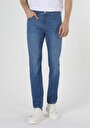 thumb-Afficher les détails de 044 Karl Pantalon Bleu Straight Leg  En  Straight Fit Homme