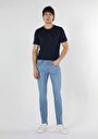 thumb-Afficher les détails de 044 Karl Pantalon Bleu Clair Straight Leg  En  Straight Fit Homme
