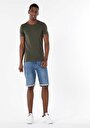thumb-Afficher les détails de T-shirt À Manches Courtes Kaki Slim Fit  Homme