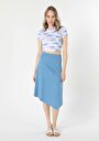 thumb-Afficher les détails de Jupe Bleu Regular Fit    Femme