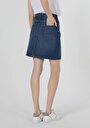 thumb-Afficher les détails de Jupe Bleu Slim Fit    Femme