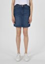 thumb-Afficher les détails de Jupe Bleu Slim Fit    Femme