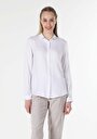 thumb-Afficher les détails de Chemise À Manches Longues Blanc Regular Fit   Femme
