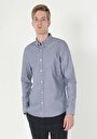 thumb-Afficher les détails de Chemise À Manches Longues Anthracite Slim Fit   Homme