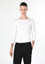 thumb-Afficher les détails de T-shirt À Manches Longues Blanc Slim Fit  Homme