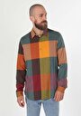 thumb-Afficher les détails de Chemise À Manches Longues Marron Regular Fit   Homme