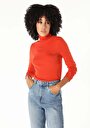 thumb-Afficher les détails de Pull Orange Slim Fit   Femme