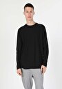 thumb-Afficher les détails de T-shirt À Manches Longues Noir Regular Fit  Homme