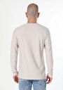 thumb-Afficher les détails de T-shirt À Manches Longues Beige Regular Fit  Homme