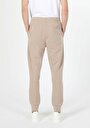 thumb-Afficher les détails de Pantalon De Survêtement Beige Slim Fit Homme