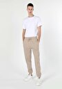 thumb-Afficher les détails de Pantalon De Survêtement Beige Slim Fit Homme