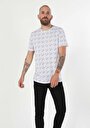 thumb-Afficher les détails de T-shirt À Manches Courtes Blanc Regular Fit  Homme