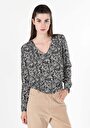 thumb-Afficher les détails de Chemise À Manches Courtes Marine   Femme