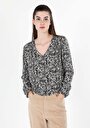 thumb-Afficher les détails de Chemise À Manches Courtes Marine   Femme
