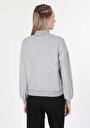 thumb-Afficher les détails de T-shirt À Manches Longues Gris Regular Fit  Femme