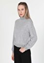thumb-Afficher les détails de T-shirt À Manches Longues Gris Regular Fit  Femme